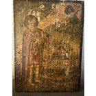 Икона Святого на фоне города. Распродажа коллекции!!!