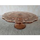 Тортница, цветное стекло. Стеклозавод "Неман", 50-60-е годы прошлого столетия.