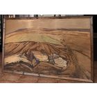 Цвирко (Нар.худ.);200/140см;1973г;"Ритмы",1973г. ДВП,темпера.Вероятно,Нёманский край. 200х140 см.