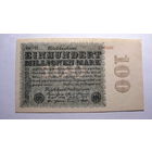 Германия Ro106.100 миллионов марок 1923 г. ( Серия в верхнем левом углу. Номер КРАСНЫЙ цвет )