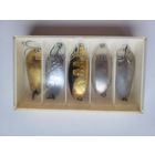 Набор блесен РАМБИНАС "RAMBYNAS" Таурагский завод элементов вычислительных машин Литовская СССР ("Свайоне","KATINELIS" (КАТИНЕЛИС),"VILIJA" (ВИЛИЯ),"JURA" (ЮРА), Юратэ (JURATE) )