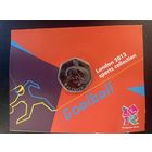 Великобритания 50 пенсов 2011 г. Олимпийские Игры "Лондон 2012". Блистер. Голбол. BUNC.