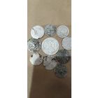 Лот из 10 монет с рубля.