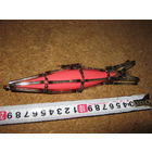 Елочная игрушка большая СССР . Ракета . Стеклярус