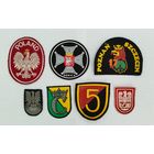 Польша. Нашивки и кокарды Войска Польского, 7шт.