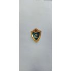 Классность 2 пограничник (КГБ) темно-бирюзовый фон ,гражданская заколка, редкий, легкий