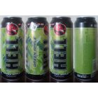 Банка от энергетика HELL со вкусом Зеленое яблоко 2025.05.19 500мл (GR(RU-500мл(mle (язычок сорван (moz77
