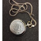 Часы карманные Молния (Глухарь, Охота), механические. СССР