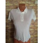 Трикотажный джемпер на 46-48 размер, Италия, новый. ПОгруди 46 см плюс тянется, длина 52 см. Цвет белый, приятный на ощупь. Не носила.  Красивый воротник с рисунком.