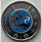 Канада 2 доллара 2024 г. Инуит Нунангат. Цветная