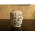 Ваза Зелёные Цветы Англия Staffordshire 60-e