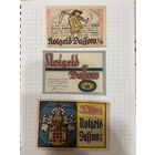 Нотгельд 10-25-50 пфеннигов. Германия. Веймарская республика Даффов-0201