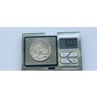 50 копеек 1924 года. ПЛ. Серебро 900. Монета не чищена. 45075