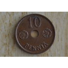 Финляндия 10 пенни 1941 с 1 руб