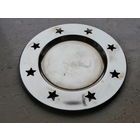 Тарелка Рождественская металл Leonardo диаметр 13.1 см.