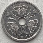 Дания 1 крона 2001 г.