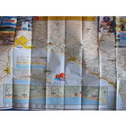 Карта Алании и прилегающего побережья (60х40 см)