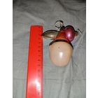 Елочная игрушка СССР. Лицо клоуна.