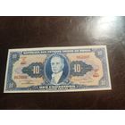 Бразилия 10 крузеиро образца 1961-1963 года AUNC p167b