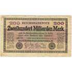 Германия. 200 000 000 000 марок 1923 года,  200 миллиардов марок
