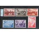 СССР-1947, (Заг.1067(1)-1072(1)),  ** , растры ВР+ГР , Канал Москва-Волга (полная серия)