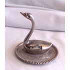 Подставка для колец Лебедь Серебрение