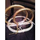 Свадебный рушник,фата.Кольца на машину.