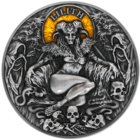 Камерун 2000 франков 2022г. "Лилит". Монета в капсуле; подарочной рамке - футляре; сертификат; коробка. СЕРЕБРО 62,20гр.(2 oz).