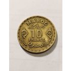 Марокко 10 франков 1952