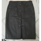 G-STAR RAW Нидерланды Юбка Пропитка Оригинал Черно синий джинс Карманы Размер М