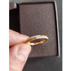 Золотое кольцо с 20 бриллиантами Damas