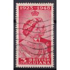 101.BrKS. Великобритания. Колонии. Британская Гвиана. Серебряная свадьба Георга VI и Елизаветы. 1948 г. 3c. Mi.#190.