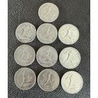 10 полтинников 1924г.(Т.Р.-П.Л.) Одним лотом. Распродажа коллекции!!!
