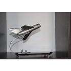 Металлическая модель самолета, на пластиковой подставке, из СССР.