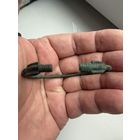 Браслет старинный с змеяподобными концами. Реставрированный