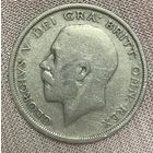 Монета 1/2 кроны 1921 год. Великобритания. Король Георг V.