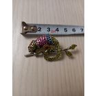 Брошь хамелеон