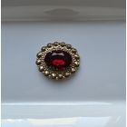 Брошь чешская СССР.Клеймо МК99  С рубля.