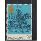 Великобритания 1976 EII 500 летие книгопечатания в Англии Рыцарь Гравюра по дереву из Кентерберийских рассказов  #719