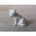 Старинная миниатюрная фарфоровая статуэтка "Лисёнок", СССР.