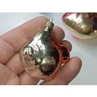 Ёлочная игрушка  - Рыбка . СССР  . Стекло .