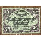 Нотгельд 25 пфеннигов 1920 год. Трибес. Веймарская республика