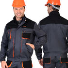 Куртка "СИРИУС-МАНХЕТТЕН" т.серый с оранж. и черным