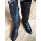 Хромовые  сапоги  подполковника ГАИ  МВД СССР на чёрной  кожподкладке! отличный  размер.