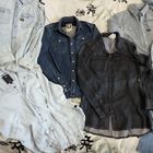 G-STAR RAW DENIM Рубашки Джинсовые Голубые Синие Черная Зеленая Хаки Хлопок Оригинал