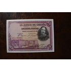 Испания 50 песет образца 1928 года AUNC p75b