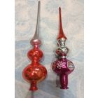 Елочные игрушки, стекло, макушка на ёлку , поштучно