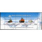 Россия 2008. Международный полярный год. Корабли. Лист 1247-49 (679)