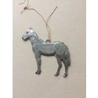 Редкая Елочная игрушка Лошадь, пластик