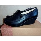 Туфли женские кожаные чёрные 38 Sivelga Сивельга